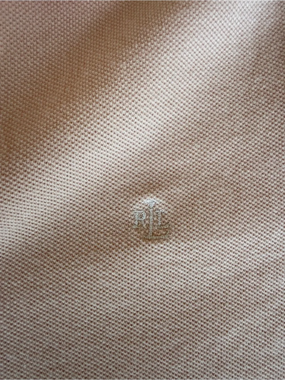 Ralph Lauren Light Pink Polo Shirt - Short Sleeve Cotton